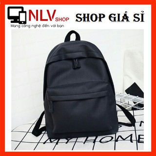 Balo Teen Trơn Đen Thời Trang NLV1806