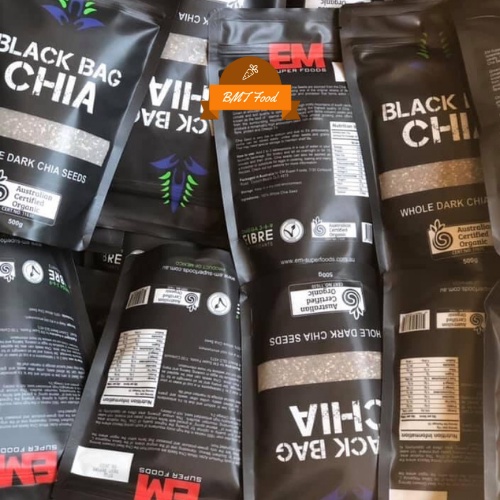 50gr Hạt Chia Đen Úc Hữu Cơ - Black Bag Chia Seed