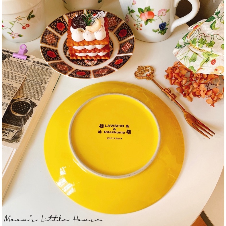 Đĩa Rilakkuma vàng 10th anniversary