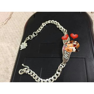 Lắc tay bạc khắc chữ cho bé trai/bé gái