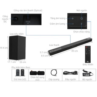 Loa thanh soundbar LG SL4