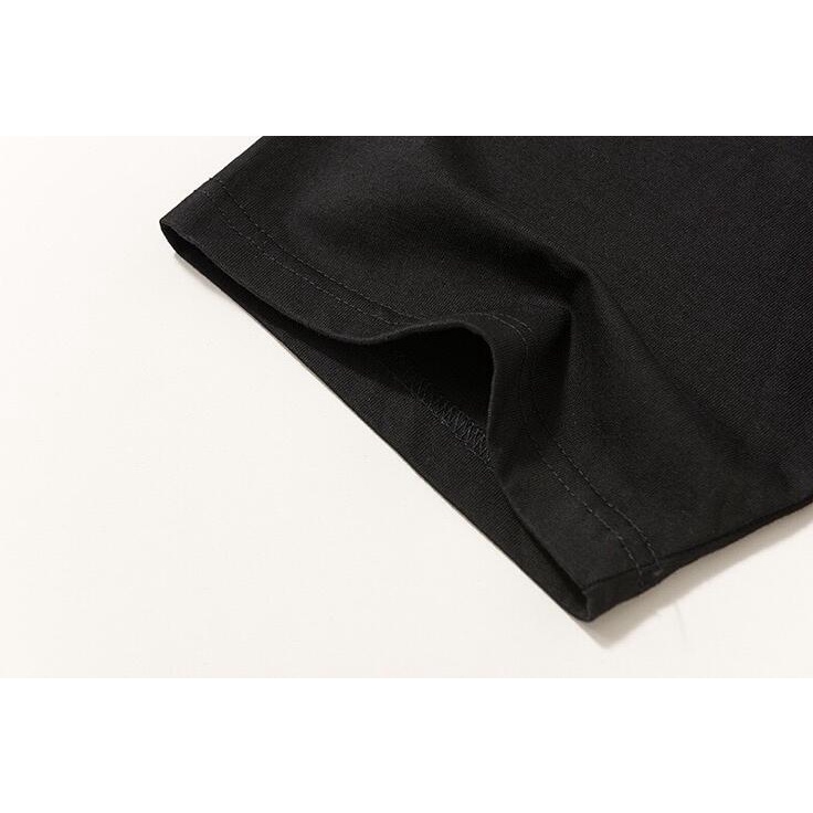 Áo thun tay ngắn thêu họa tiết chữ cái trẻ trung thời trang dành cho cặp đôi