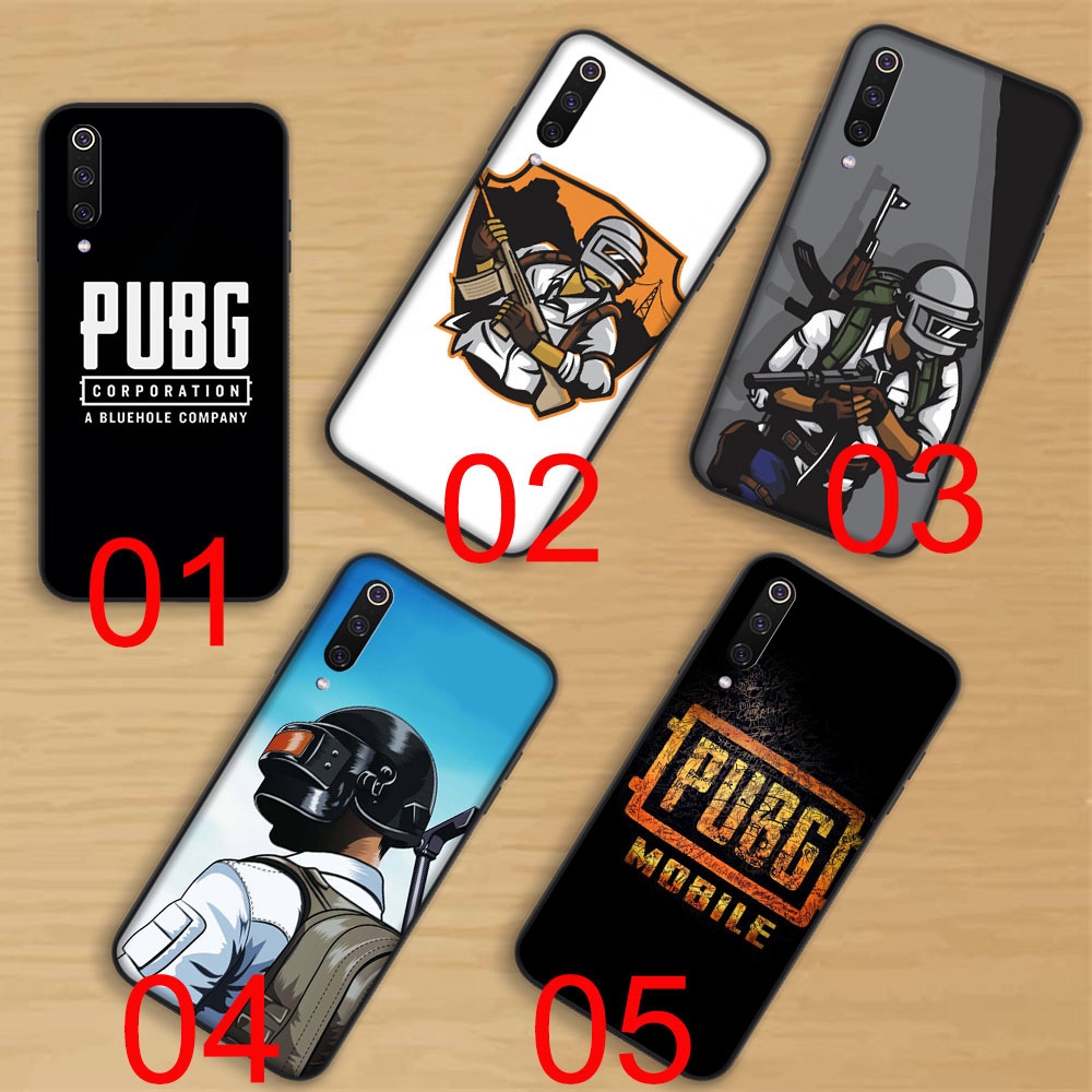 Ốp Điện Thoại Dẻo Viền Đen Họa Tiết Game Pubg Độc Đáo Cho Samsung A01 A11 A21 A21S A31 A41 A51 A71 A81 A91