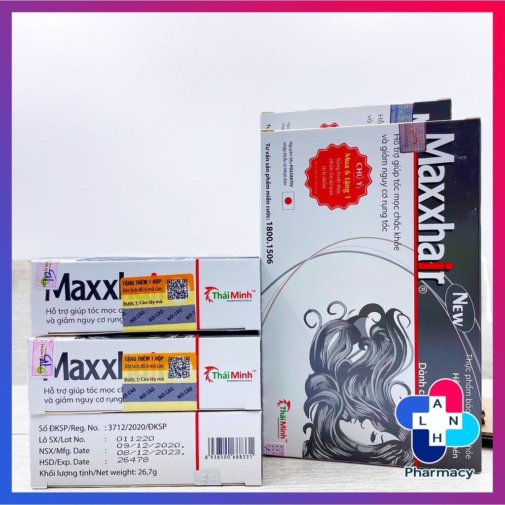 MAXXHAIR (30 viên) - Hỗ trợ mọc tóc chắc khỏe cho cả nam và nữ. | BigBuy360 - bigbuy360.vn