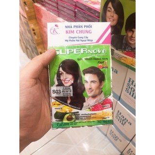 Gội đen tóc thảo dược Super Nova 30ml