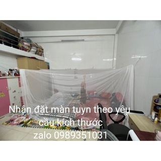 Màn tuyn ghép 2M5x2mx2m,màn tuyn vuông góc