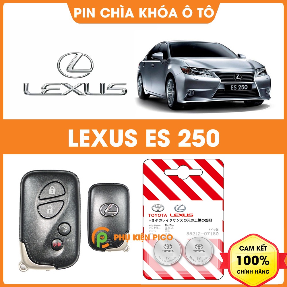 Pin chìa khóa ô tô Lexus ES 250 chính hãng Lexus sản xuất tại Indonesia 3V Panasonic