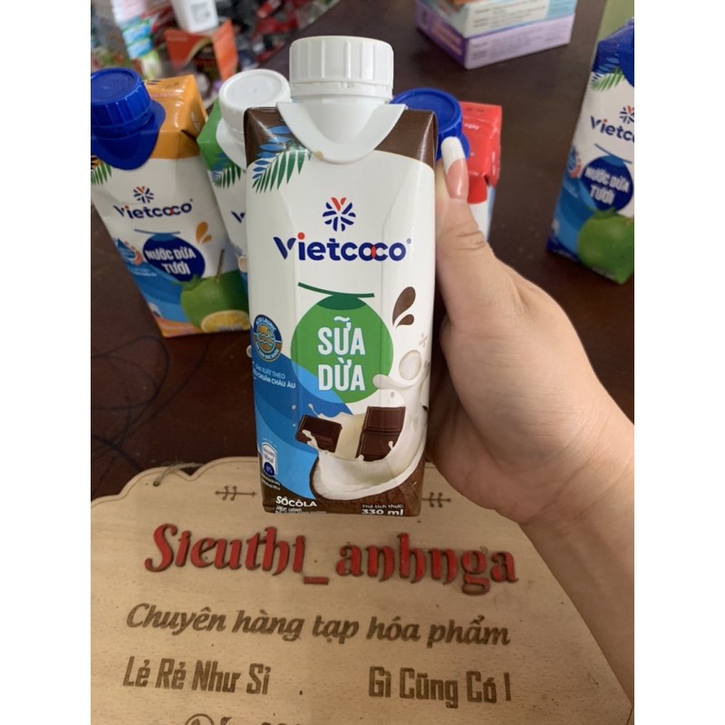 [Mã 66FMCGSALE hoàn 8% đơn 500K] Nước Dừa Tươi Vietcoco 330Ml ( Nhiều Vị)