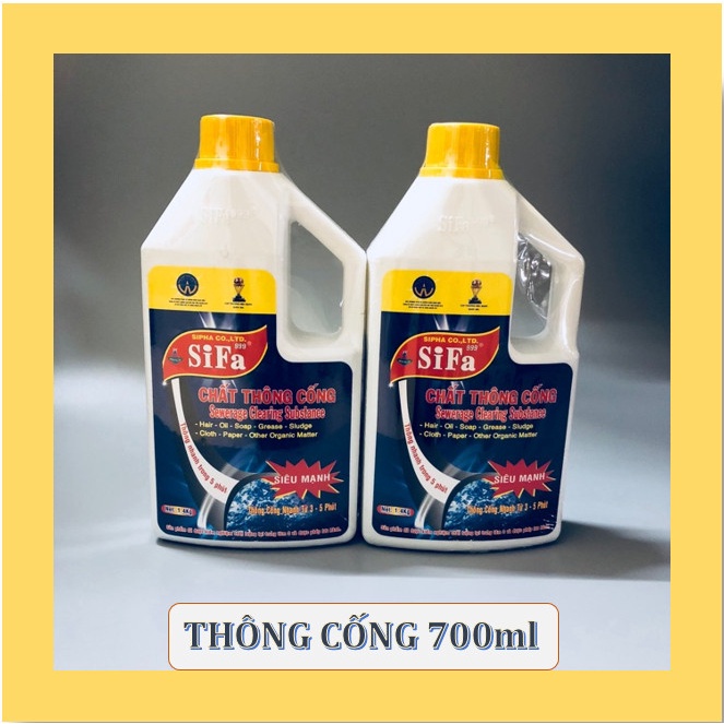 Nước Thông Cống Siêu Mạnh Sifa 700 ml- [CỐNG 700]