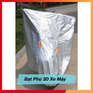 -Bạt phủ xe máy 3D che nắng mưa, chống nóng. TCMV
