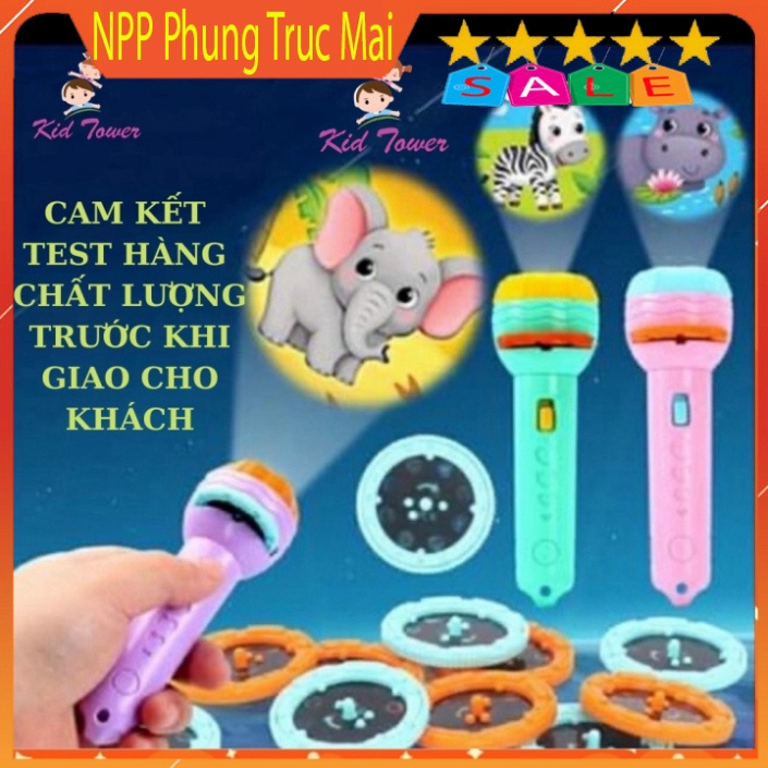 Đồ chơi Đèn pin chiếu hình cho bé chú chó cứu hộ và siêu nhân