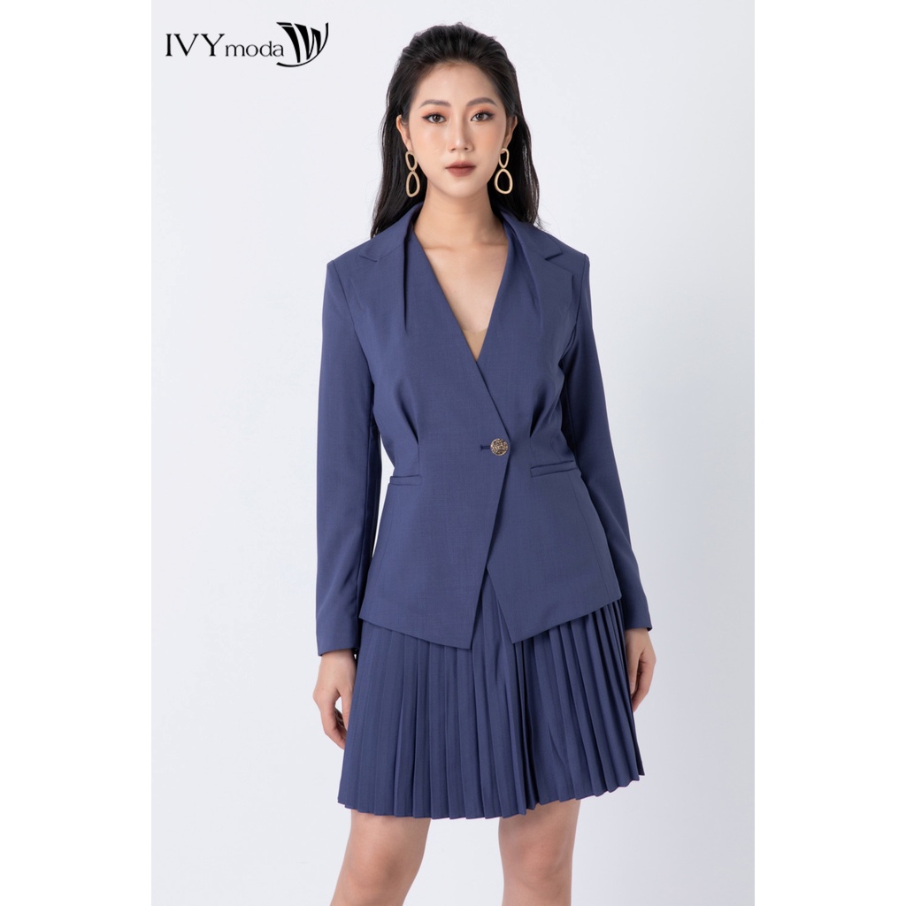 Áo vest nữ cổ bẻ IVY moda MS 67B8778