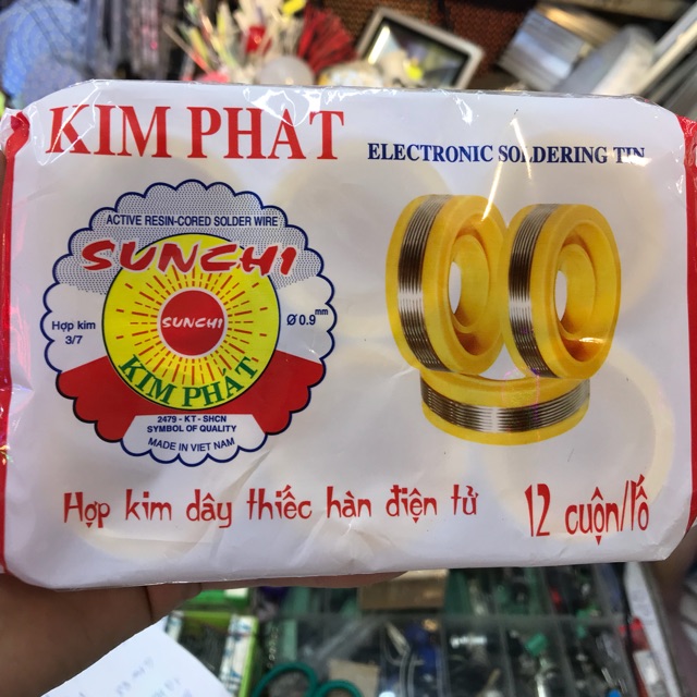 Thiếc Kim Phát ( bán theo gói 12 cuộn )