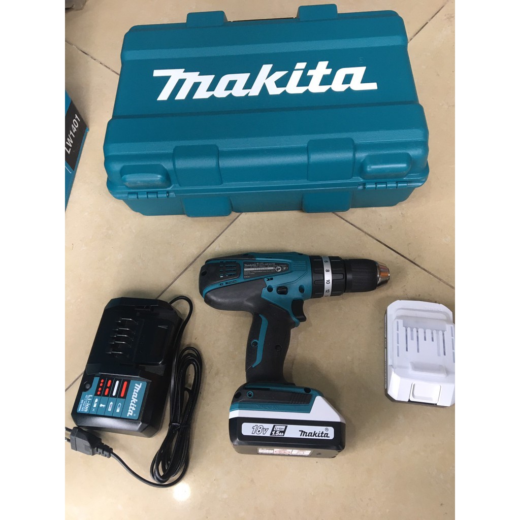 Máy khoan vặn vít dùng pin 18V HP457DWE chính hãng Makita