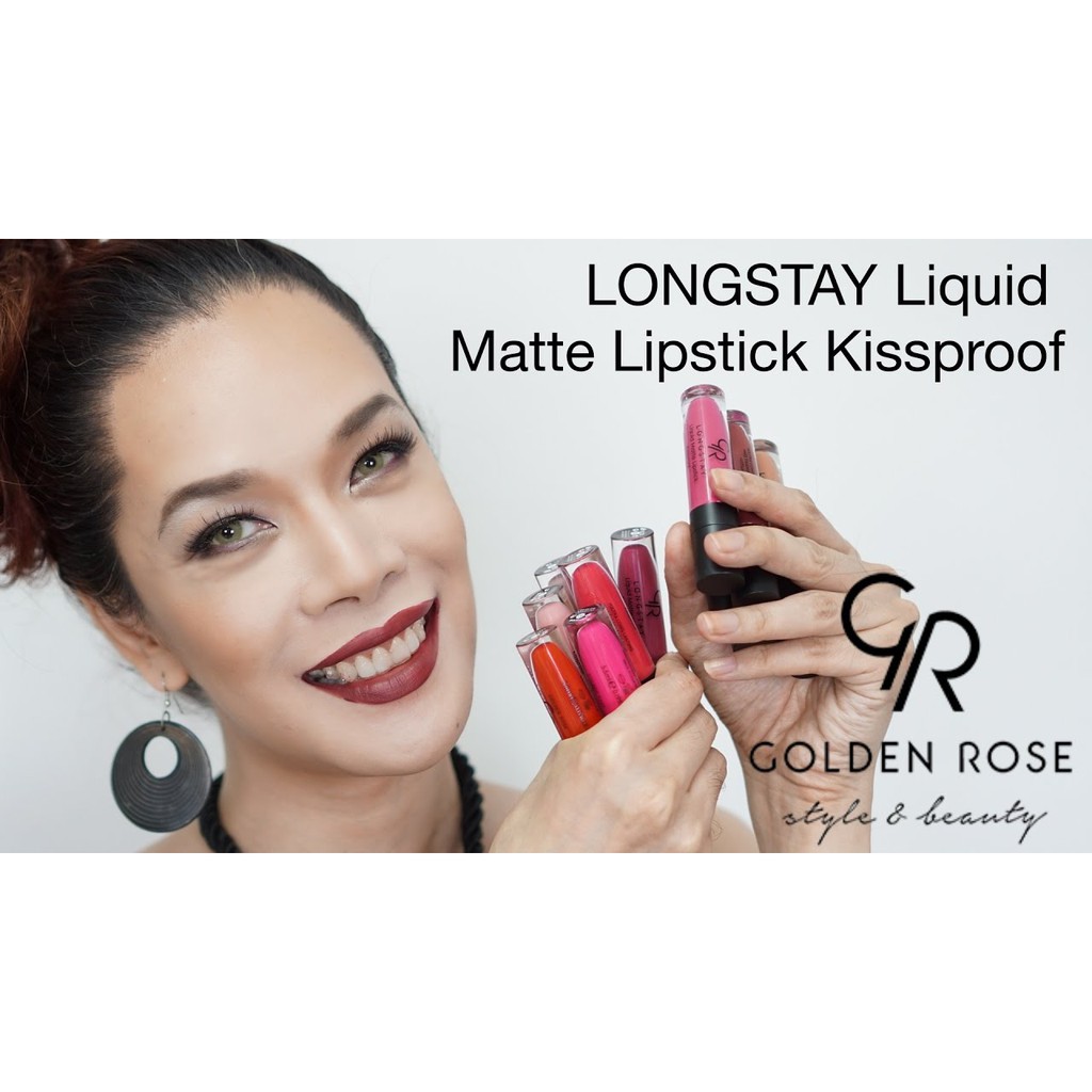 Combo Son Kem Golden Rose Longstay Liquid Matte Lipstick MIX Full Size