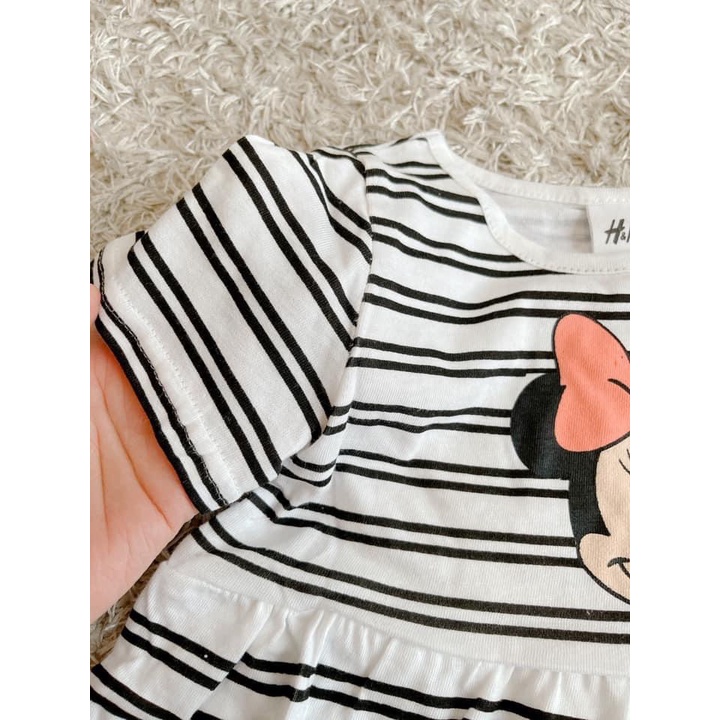 Set 2 váy HM Micky cho bé gái từ 10kg-23kg chất cotton thấm hút mồ hôi M065