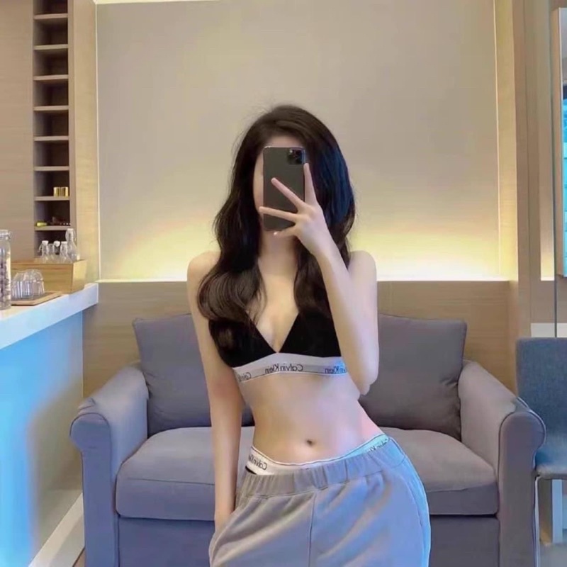 LOẠI 1 CAO CẤP] Set bộ Calvin Klein cotton CÀI KHUY có khe nhét mút (kèm mút) - HÀNG CHUẨN CAO CẤP | BigBuy360 - bigbuy360.vn