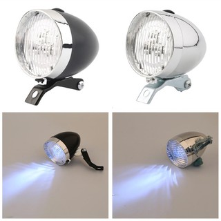 Đèn pha LED cổ điển sương mù phía trước kèm phụ kiện cho xe đạp