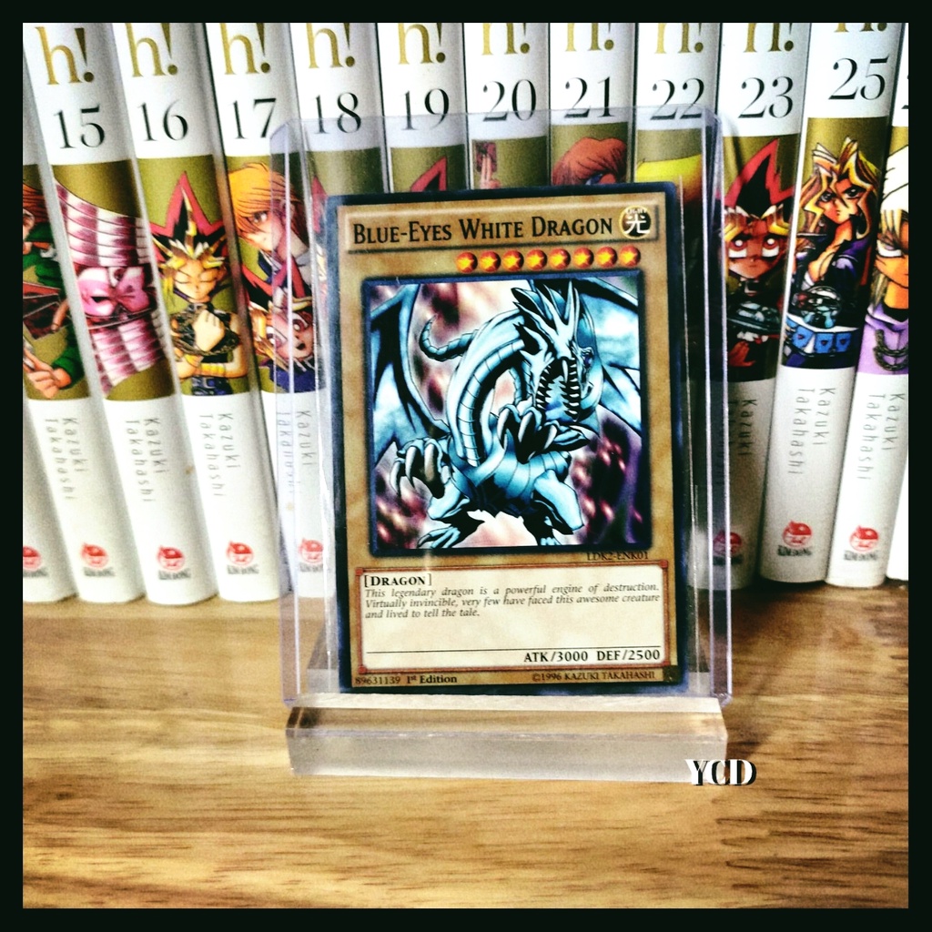 Thẻ bài yugioh chính hãng Blue-Eyes White Dragon -LED3 – Common
