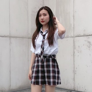 SET HỌC SINH CARO NÂU NATTHY STYLE
