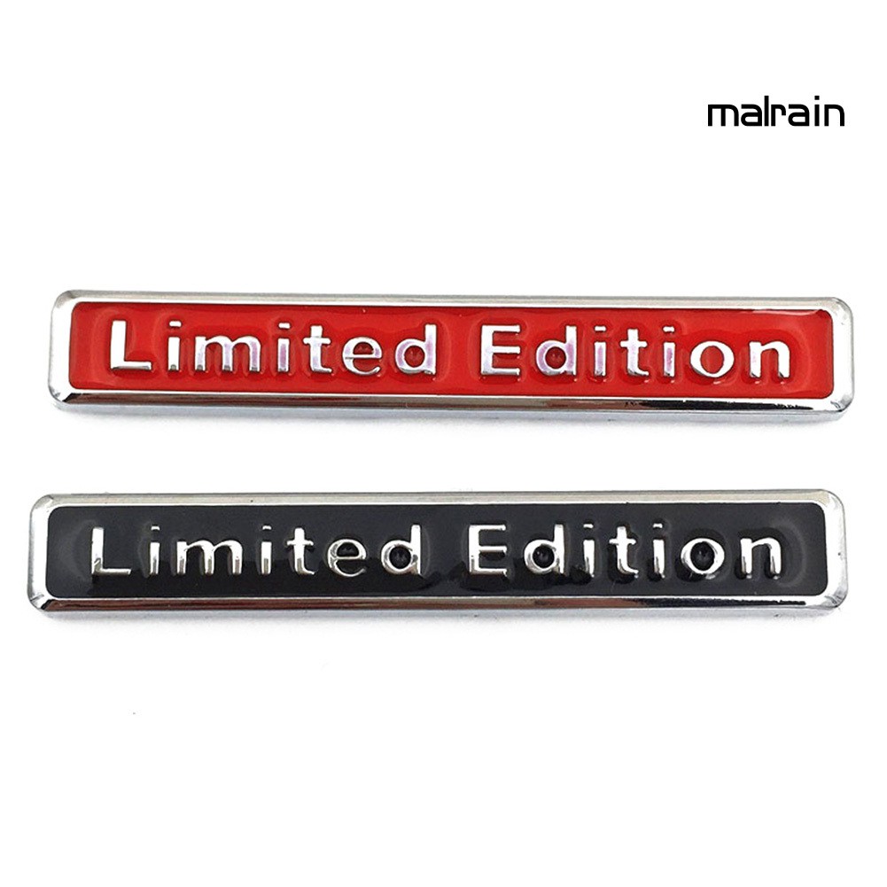 【VIP】Metal Limited Edition Car Sticker Badge Decal Motorcycle Emblem Auto Accessories