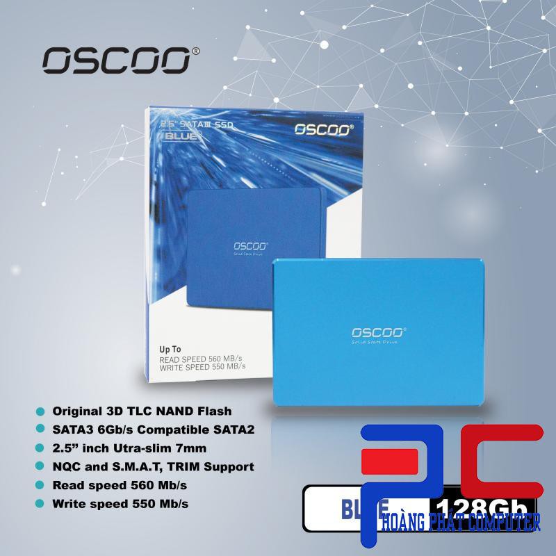 SSD OSCOO 128GB Gold / Blue SATA 2.5" | CHÍNH HÃNG BH 36T | BigBuy360 - bigbuy360.vn