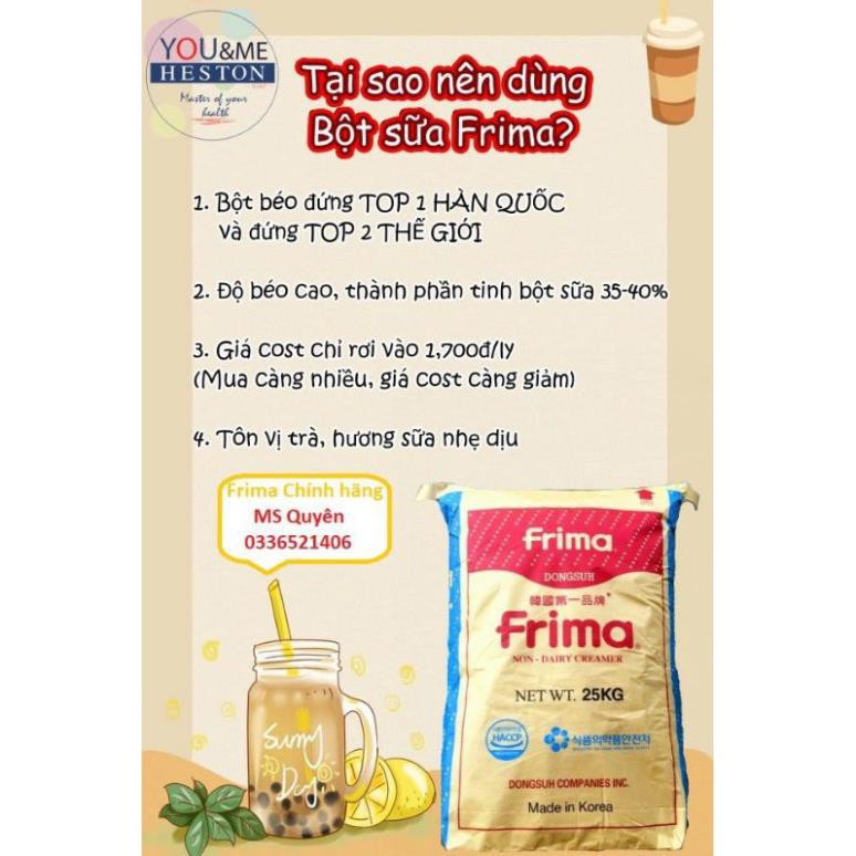 Bột béo Frima mã M 1kg Hàn Quốc Chính Hãng