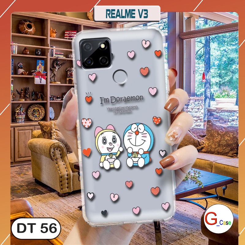 Ốp lưng dẻo REALME V3  - in hình