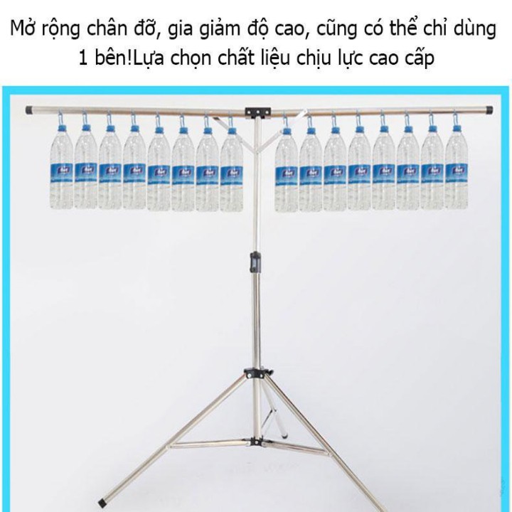 Giá xào phơi đồ xếp gọn 125-185cm