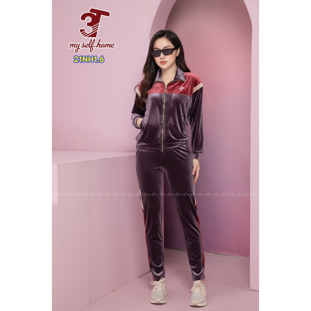 Bộ đồ mặc nhà chất nhung tuyết 2021