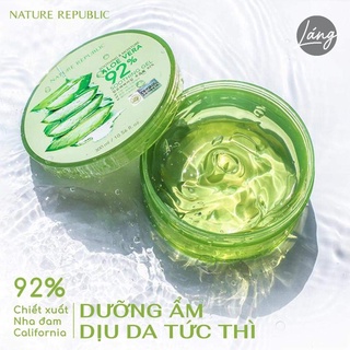 GEL LÔ HỘI NATURE REPUBLIC ALOE VERA 92% SOOTHING GEL