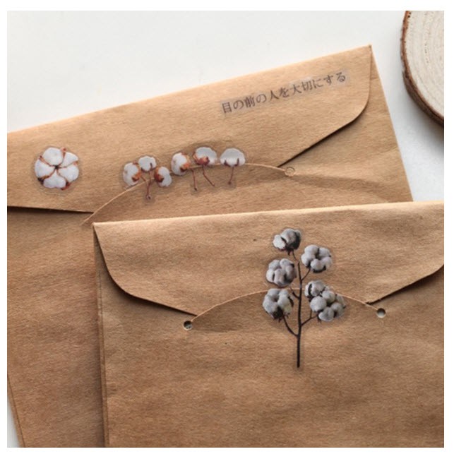 [HCM] Winzige - Bộ Sticker Dán Trang Trí Sổ Lưu Niệm Hình Hoa các loại