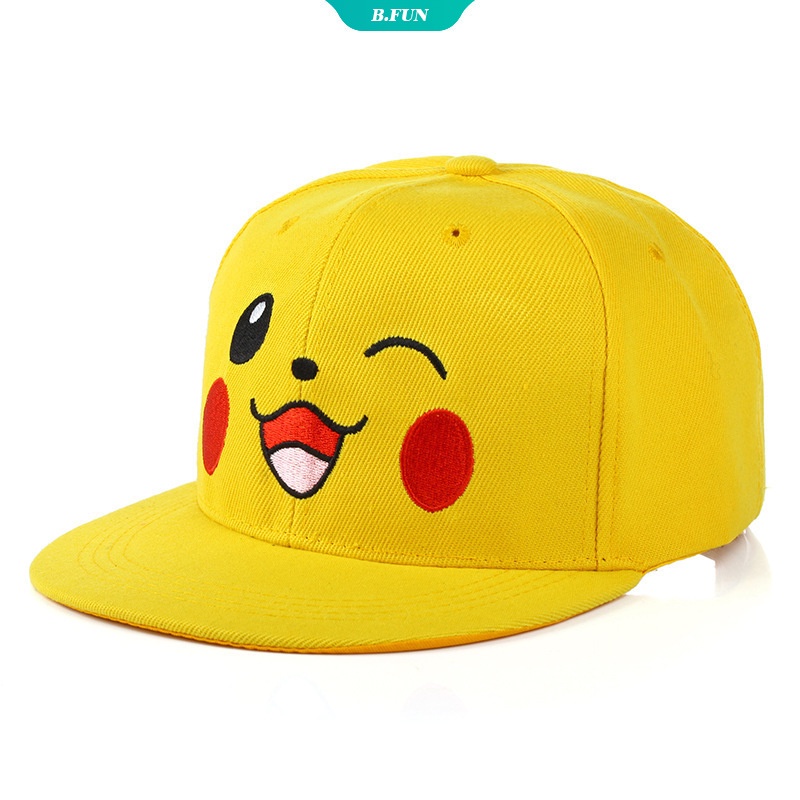 Mũ lưỡi trai họa tiết pokemon phong cách hip hop thời trang
