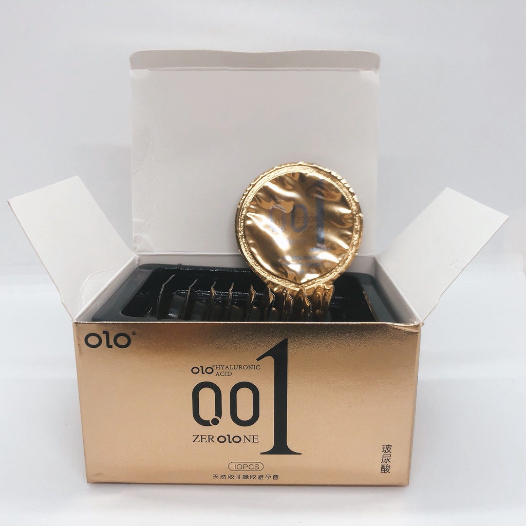 BAO CAO SU OLO GOLDEN LOVE / bao cao su gân gai kéo dài chống xuất tinh sớm - bcs hộp 10 chiếc