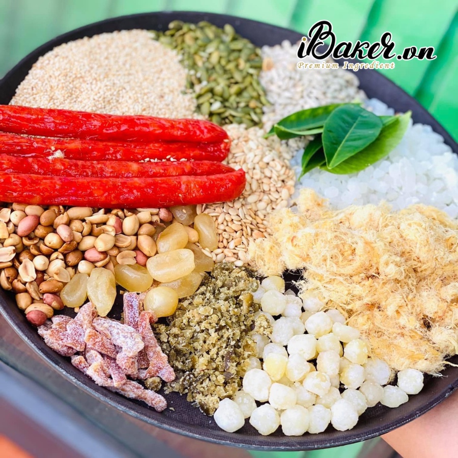 [1kg, 500g] Mứt hạt sen huế Châu Hưng (làm nhân trung thu thập cẩm)
