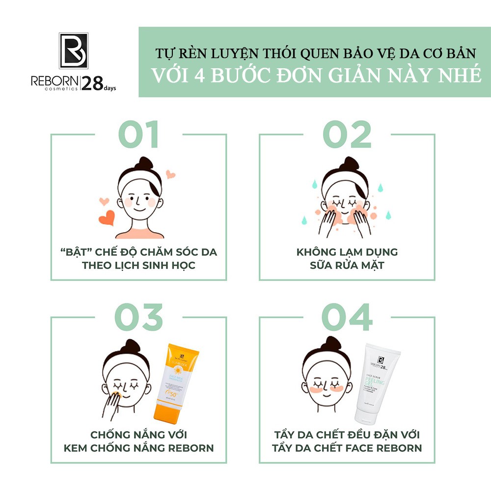 Tẩy da chết face REBORN 120ml