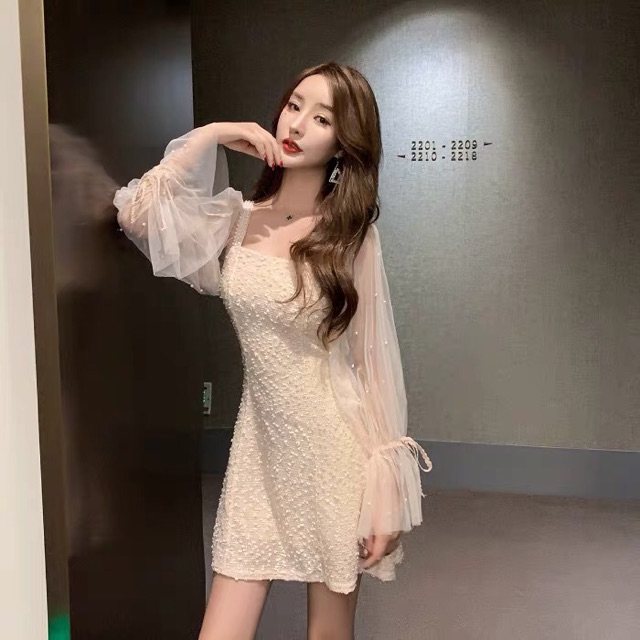 Váy đi tiệc đính hạt