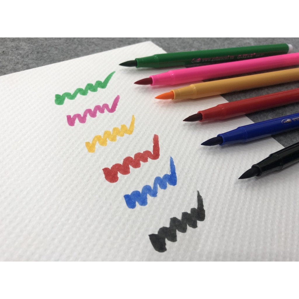Bút Lông Tô Màu Marker Gstar 24 Màu 709-24M Họa Cụ Tô Màu Dạ Vẽ Tranh