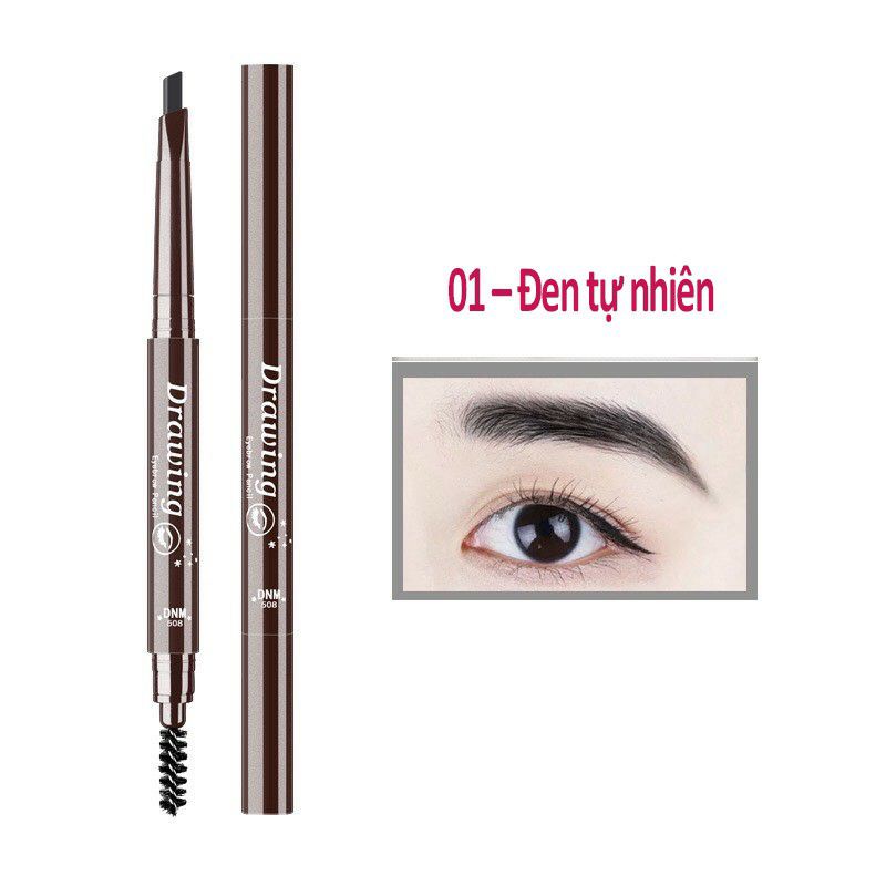 Chì Kẻ Chân Mày Bút chì kẻ lông mày 2 đầu DRAWING  -  Đa Hiệu Ứng 3D