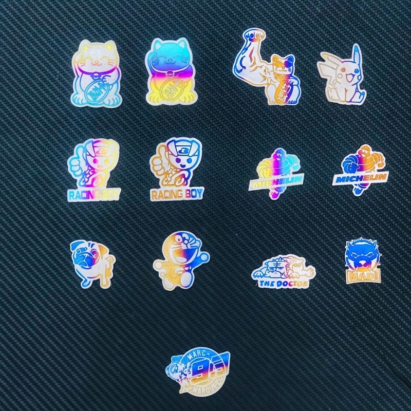 Tem Titan Logo CNC Hình Nhân Vật Có Sẵn Keo