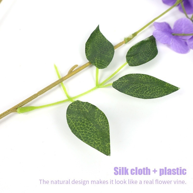 Dây Hoa Wisteria Nhân Tạo 95cm Treo Tường Trang Trí Nhà Cửa Sân Vườn Tiệc Cưới