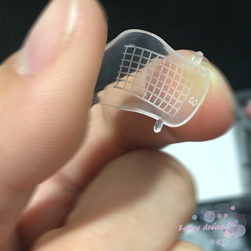 Set 100 móng tay giả tự sơn màu cho nữ