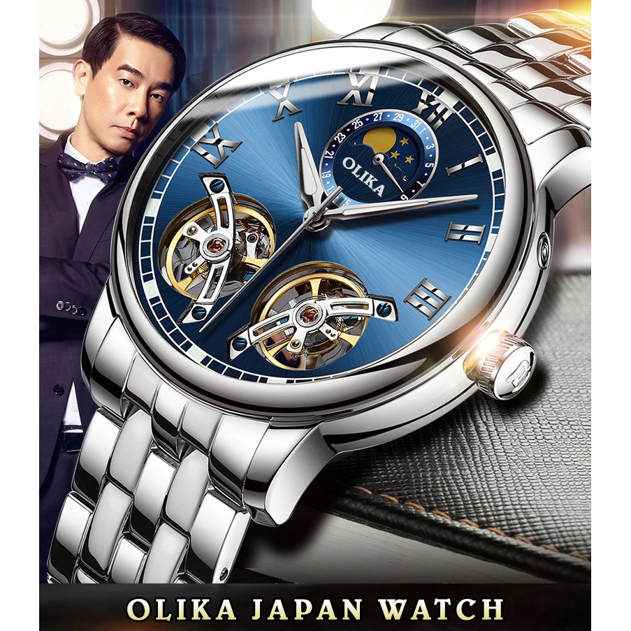 Đồng Hồ Nam OLIKA 8862 Mặt Siêu 3D, Dây Demi Sang Trọng, Chống Nước Tốt | BigBuy360 - bigbuy360.vn