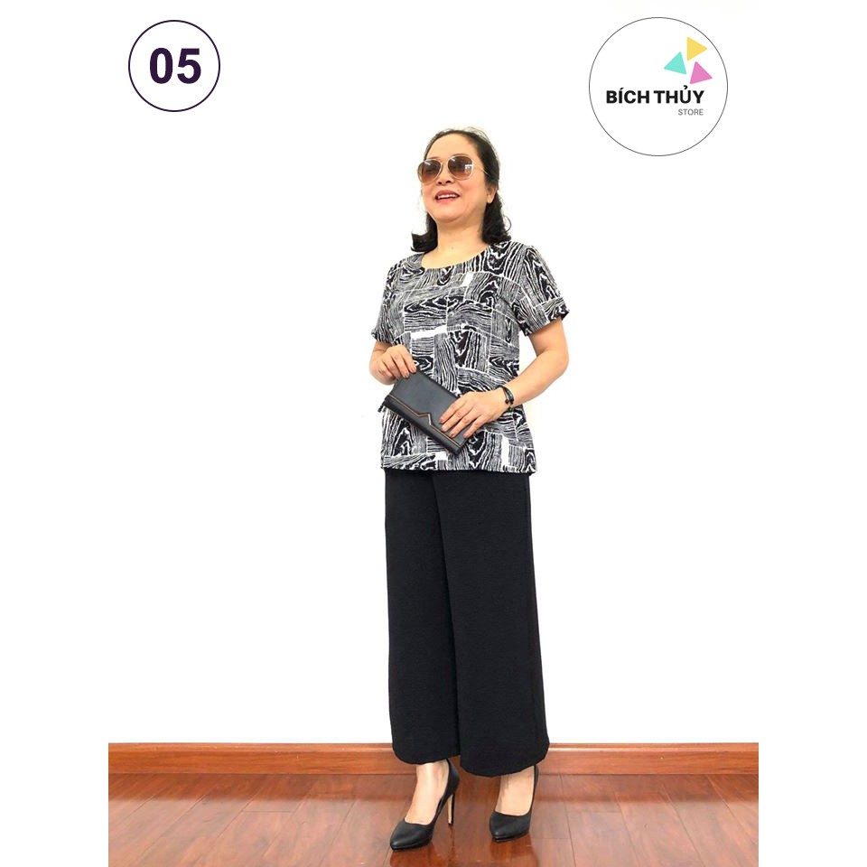 [Mã WA722 hoàn 15% xu đơn 99k] Thời trang trung niên lụa Hàn Châu - Thời trang 2020 - Bích Thủy shop | BigBuy360 - bigbuy360.vn