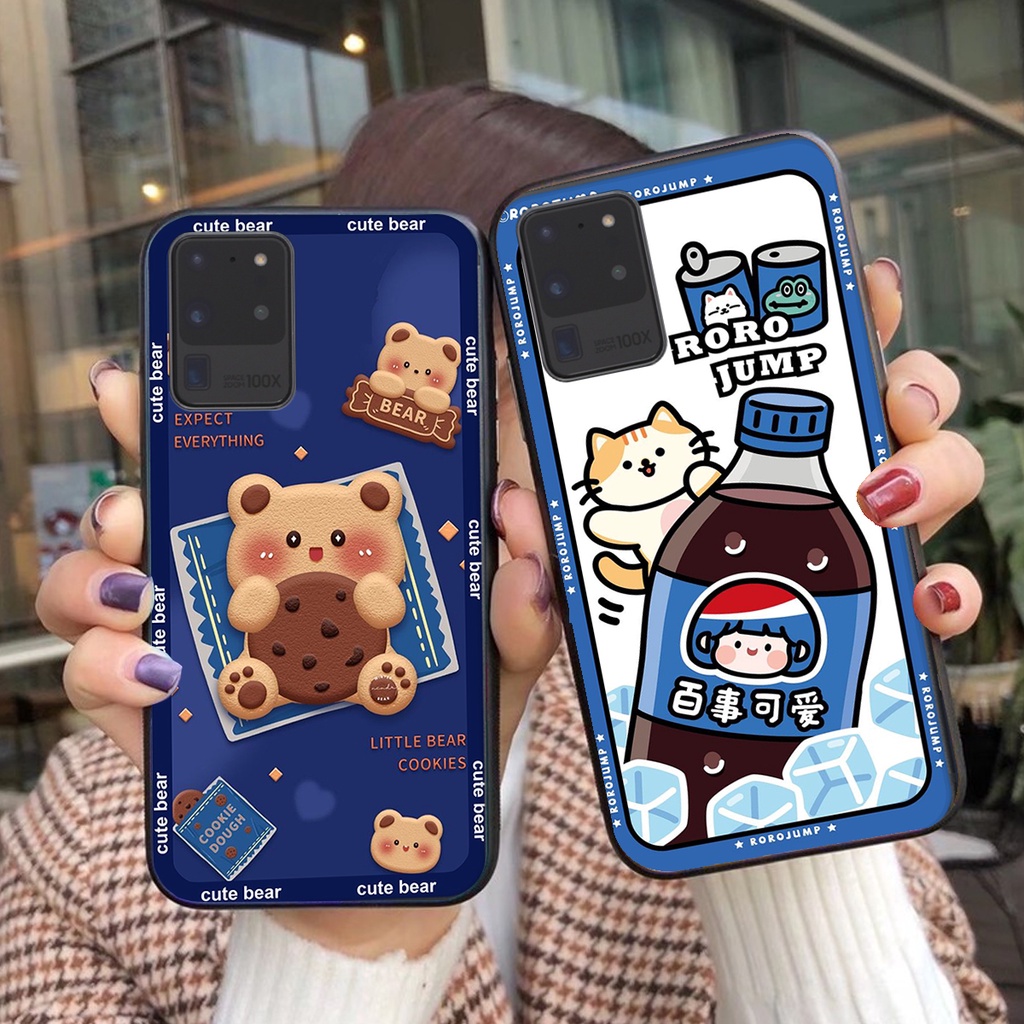 Ốp lưng Samsung S20 / S20 PLUS / S20 ULTRA in hình 3D GẤU cute be@r, soda, happy day cực hot ,thời thượng