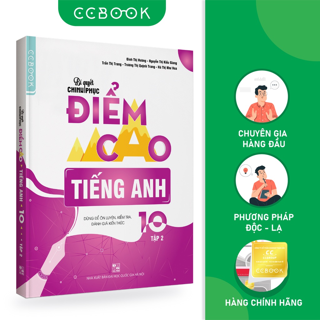 Sách - Bí quyết chinh phục điểm cao tiếng Anh 10 Tập 2 - Tham khảo lớp 10 - Theo chương trình cũ