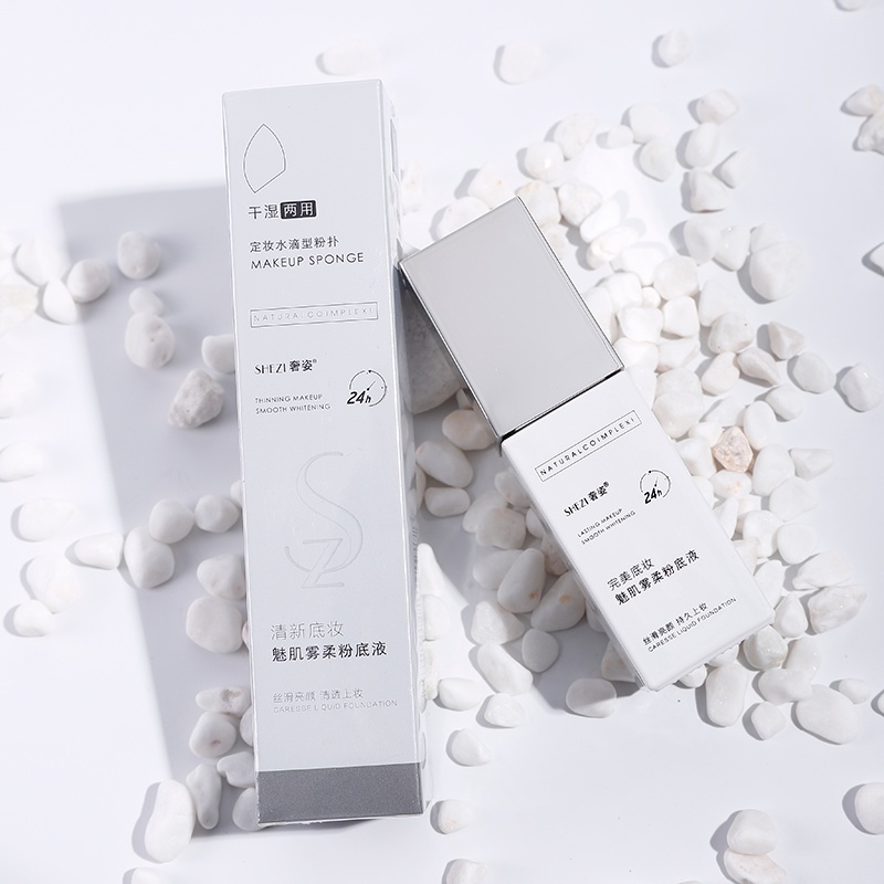 [hàng sẵn sàng](Hàng Mới Về) Kem Nền Dạng Lỏng Làm Sáng Tông Màu Da Shezi | BigBuy360 - bigbuy360.vn