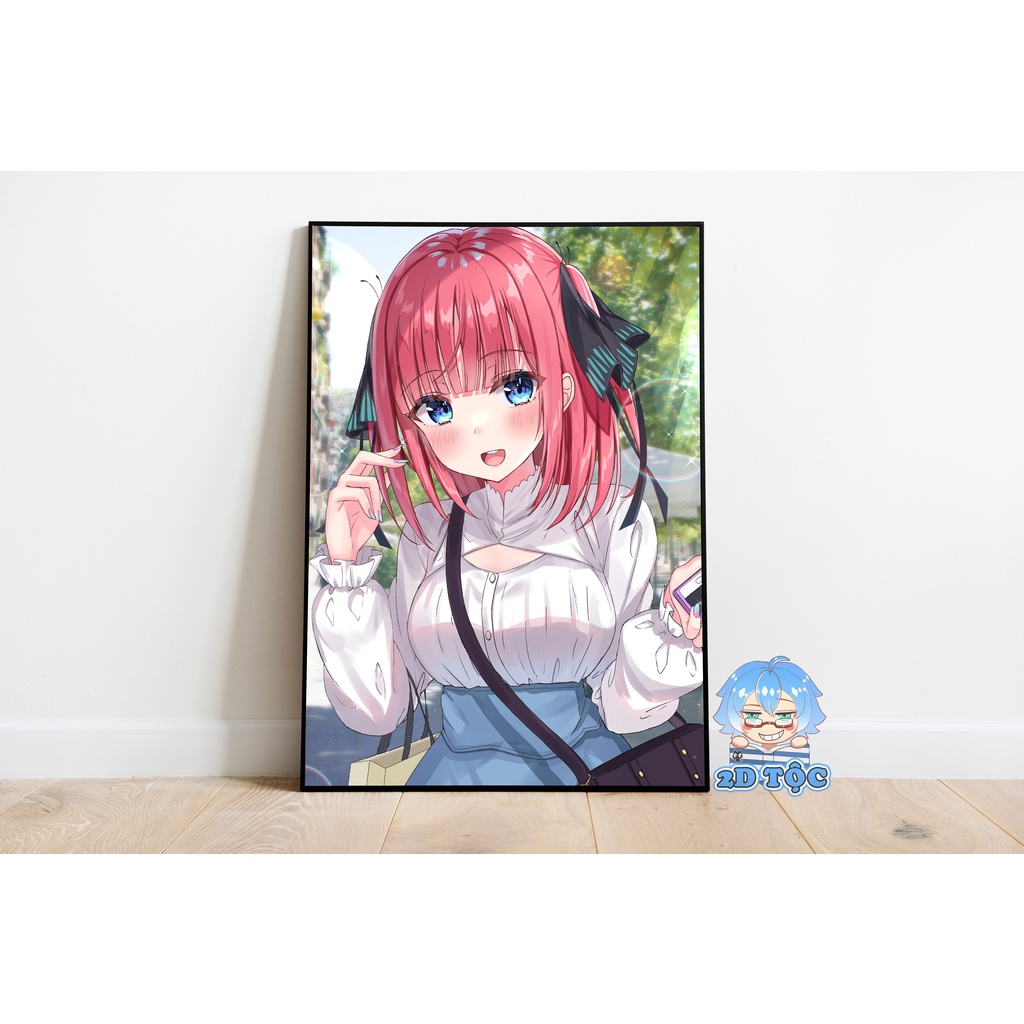 POSTER A3 NAKANO NINO (13) ANIME 5-TOUBUN NO HANAYOME - 2D TỘC SHOP