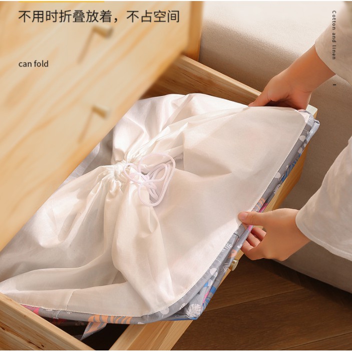 [Chính Hãng Amalife] Túi Vải Đựng Đồ Đa Năng, Giỏ Sọt Đựng Quần Áo Cỡ Lớn 100 Lít 50x50x40 cm Kiểu Dáng Xinh Xắn