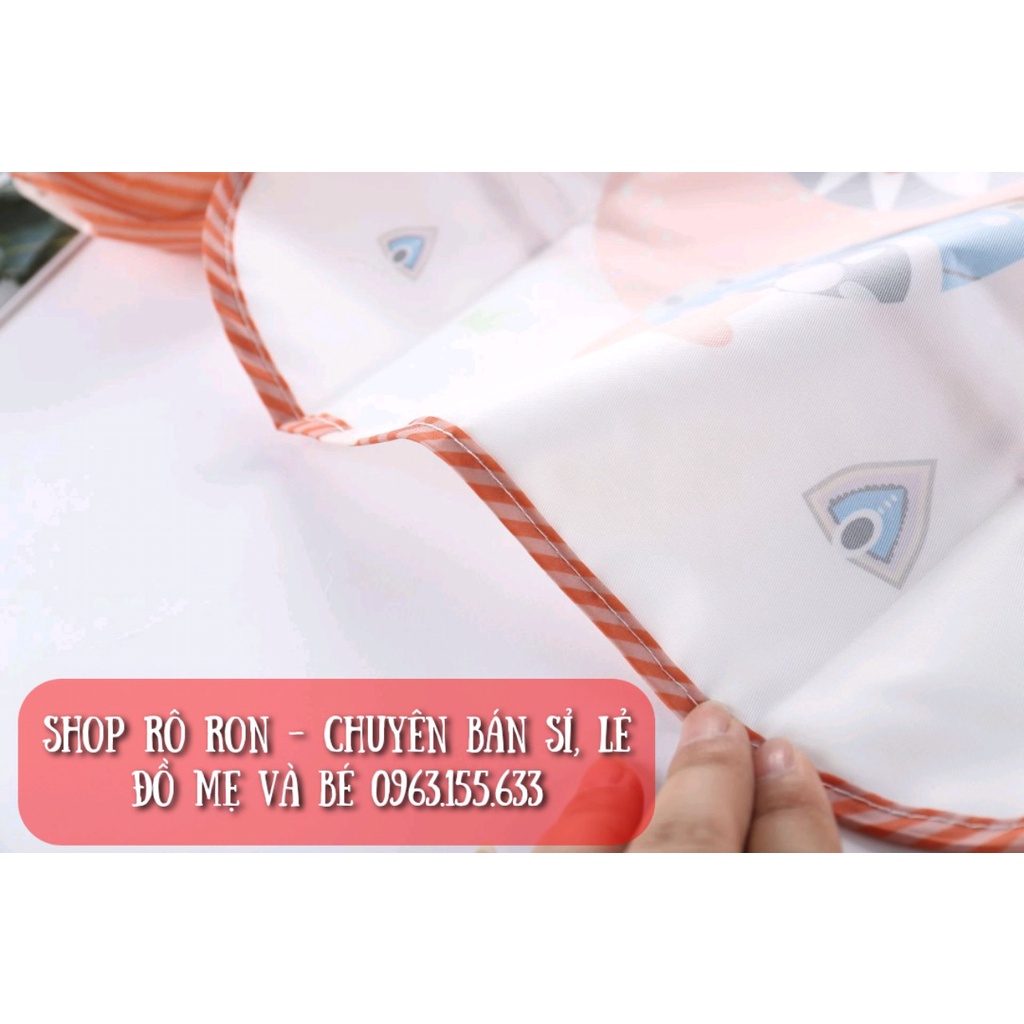 Yếm áo ăn dặm BLW - Yếm máng ăn dặm có tay cho bé - Shop Rô Ron